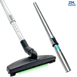 1 ¼ Inch 32mm Inner Diameter Vacuum Accessory Set, Soft Horse Hair Floor Brush Plus Extension Wand, Premium Hardwood Floor Cleaning Replacement Attachment for Standard Vacuum Cleaners