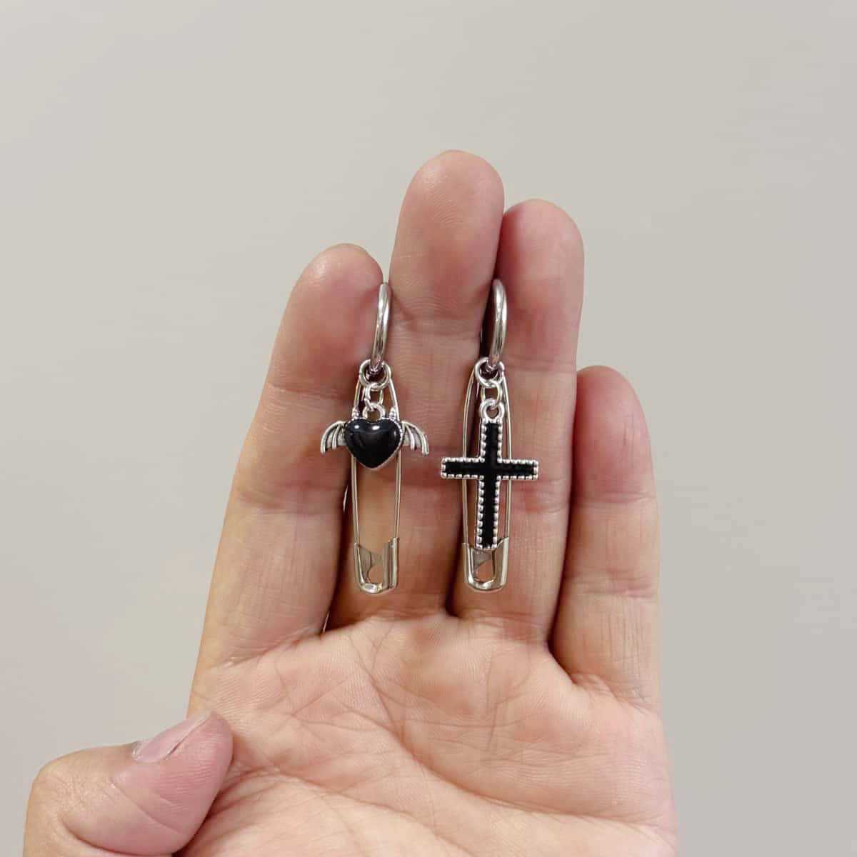 Original Korean-style fashion titanium steel stainless steel spring ear clips, earrings, ear clasps, ear pendants, stainless steel accessories