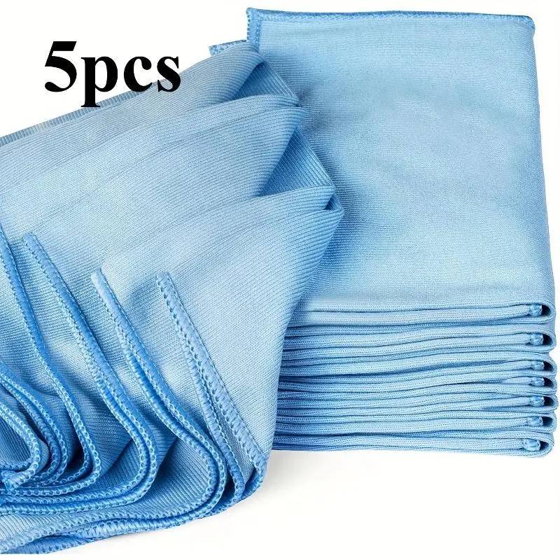 Microfiber, Super Absorbent Reusable, Multipurpose Cleaning Cloths, Chemical-Free, Lint-Free, Scratch-Free Super Soft Glass & Multi-Surface Towels for Windows, Mirrors, Auto, Electronics