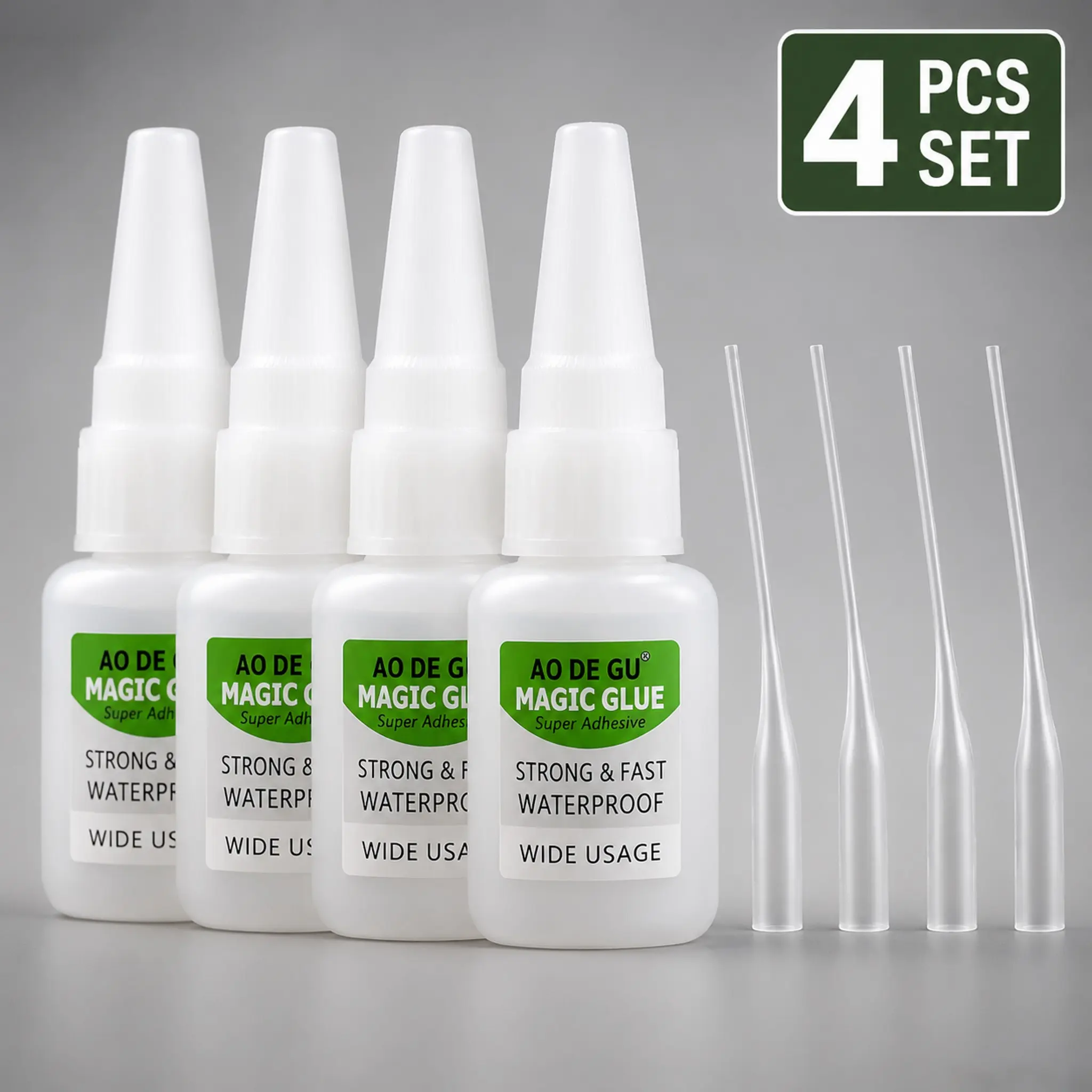 4PCS Magic Glue Multipurpose Repair Glue Gel for Metal Plastic Wood Glass Rubber Leather Ceramics Quick Dry Waterproof Household Repair Paste Multi-scene Use