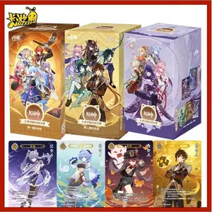 Original Genshin Impact Card Genius Invokation TCG Battle Card Hu Tao Raiden Shogun Anime Character Collection Card Kid Toy Gift
