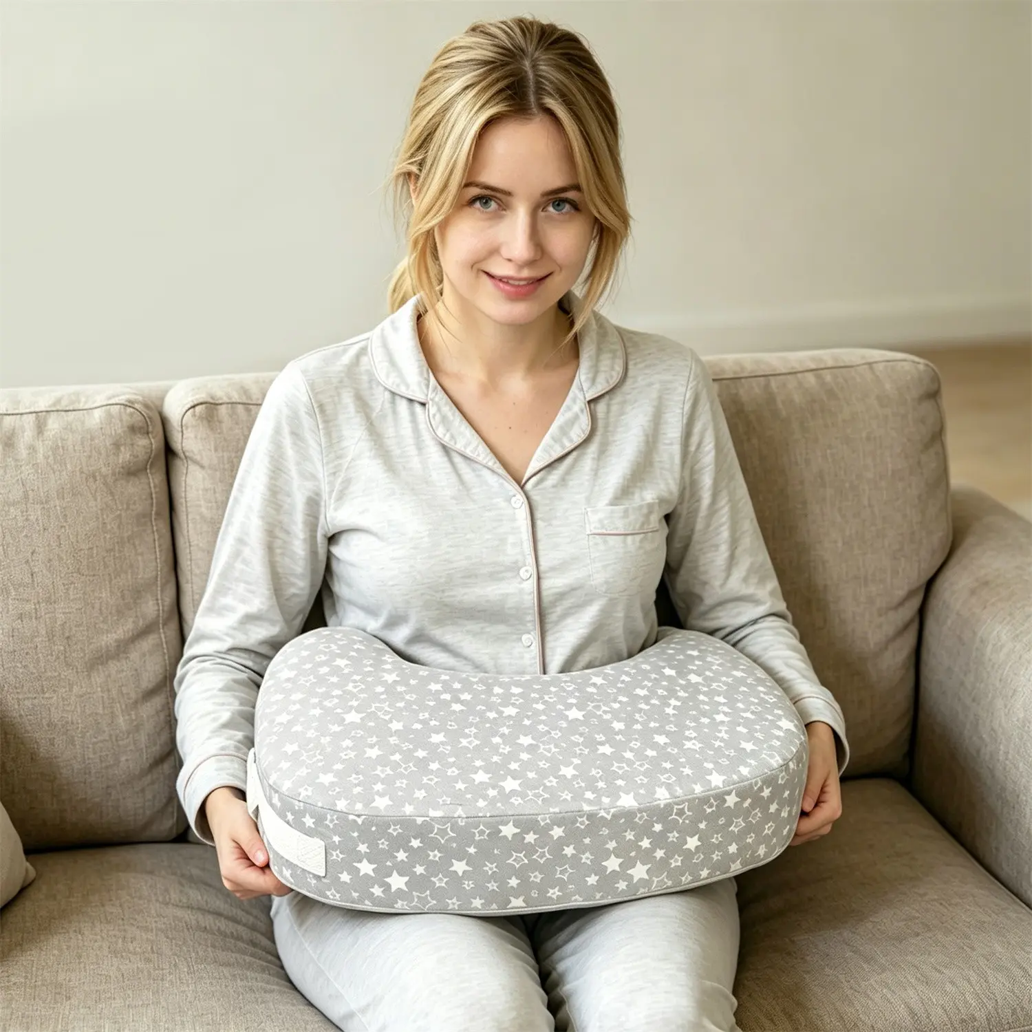 Breastfeeding Waist Cushion, Soft Comfortable Nursing Pillow for Mothers, Ideal for Breastfeeding, All-Season Use, Essential Baby Gear