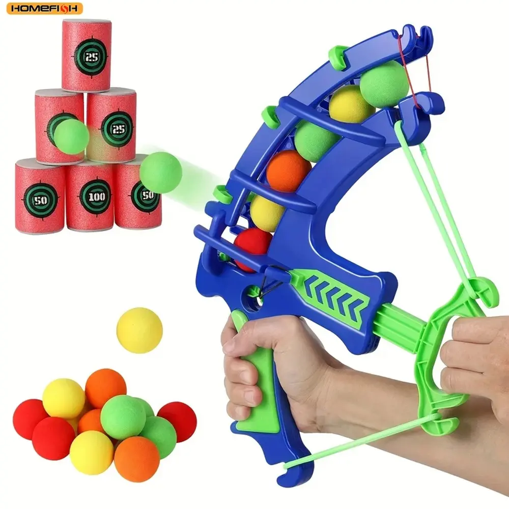 Kids Soft Bullet Target Shooting Practice Toy, Educational Blaster Accessory with Soft Foam Bullets Holiday Gift for Children