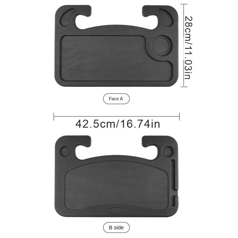 Car Steering Wheel Tray, Multifunctional Car Desk, Car Dining Tray, Convenient and Portable Interior Accessories for Eating Writing and Working with Laptops