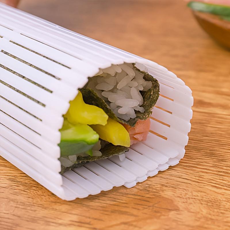 SHAON Sushi Making Molds, Japanese Creative Seaweed Sushi Roll Tools, Nori Rice Ball Molds, Sushi Rolling Mats, Seaweed Dessert Hand Rolls, Suitable for Home, Parties, And Restaurants