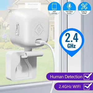 Indoor Security Camera, Intelligent Motion Detection Instant Phone Alert Push, Indoor Window Adhesive Install, For Living Room, Bedroom Monitoring, Smart Surveillance Cam