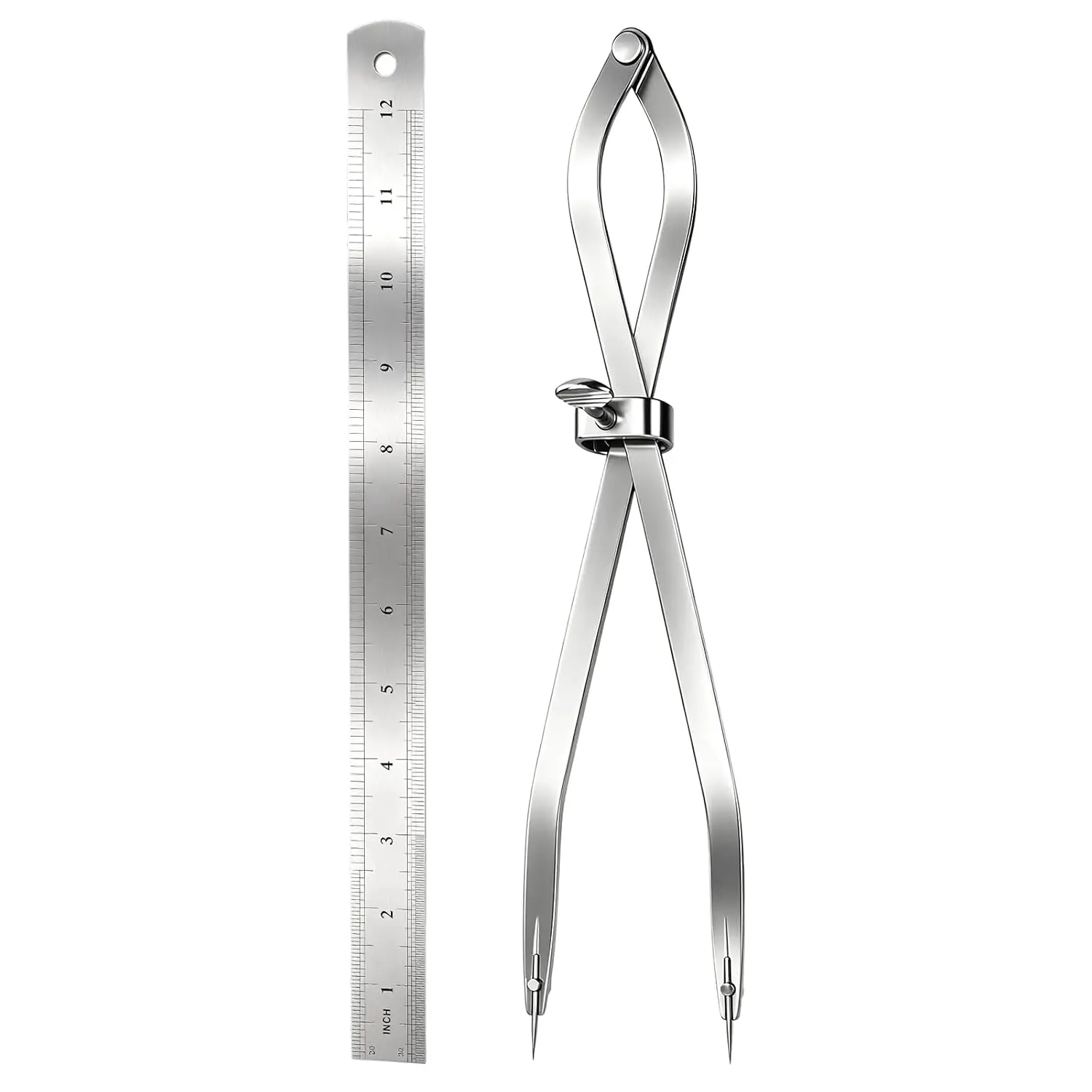 Radius Divider Tool Scribing Compass for Wood Marking