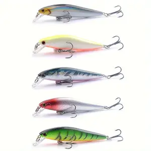 7g/10g/14g Three Weights Available Super Long Casting Sinking Minnow Lure Spring System Slow Sink Freshwater Fake Bait Full Water Layer Fish Hard Bait