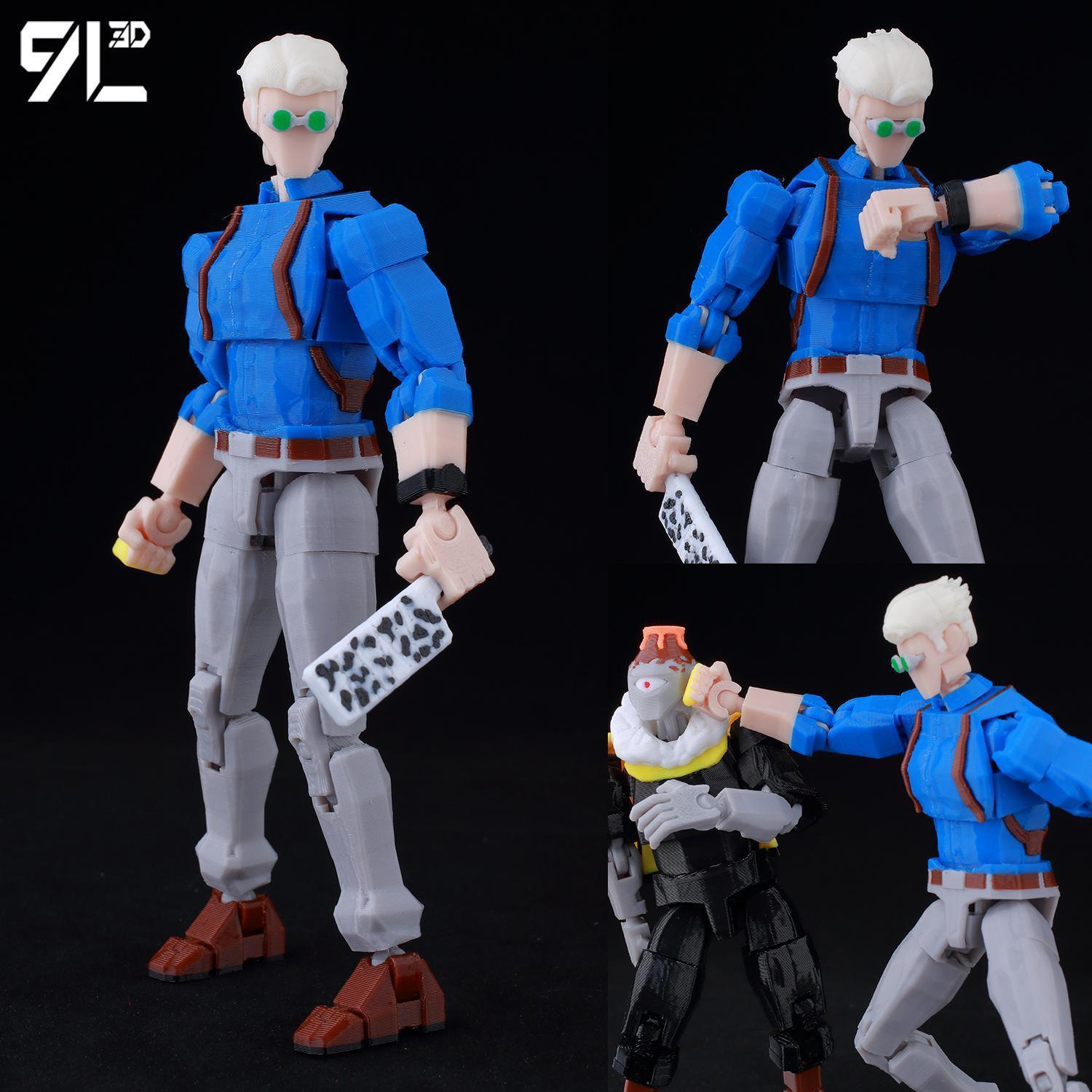 9L3D Dummy13 Jujutsu Kaisen Jogo Anime Action Model LUCKY13 Flame