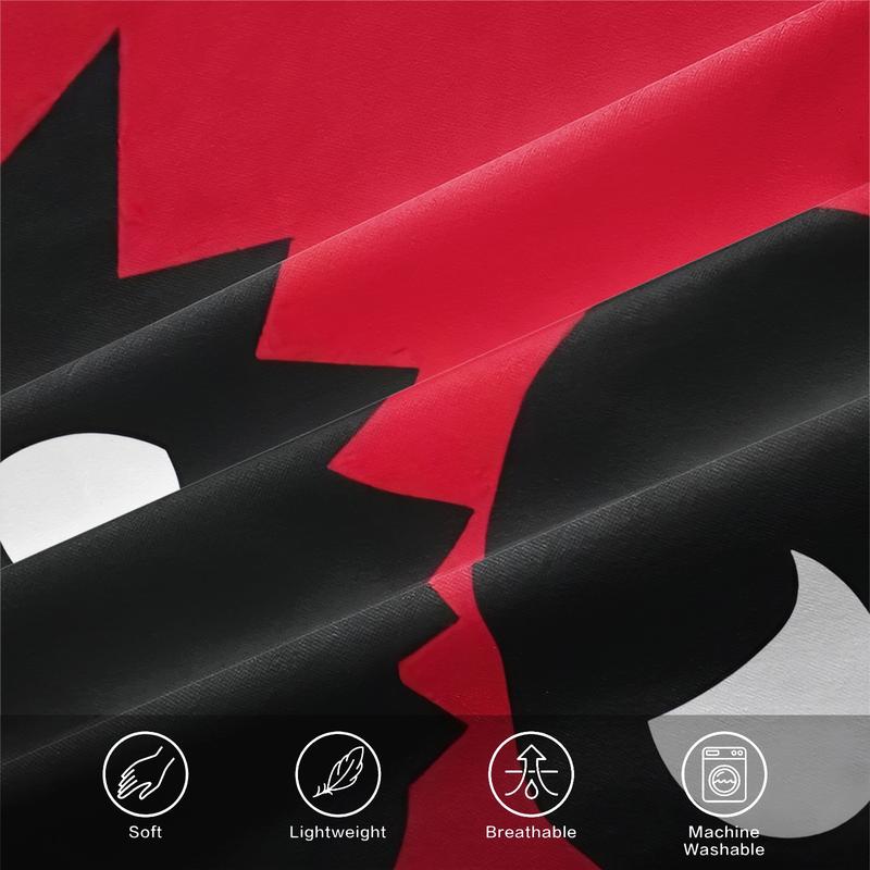 3-Piece Rick and Morty Bedding Set, Comfortable Printed Design, Includes 1 Fitted Sheet & 2 Pillowcases, Non-Slip, Perfect Gift