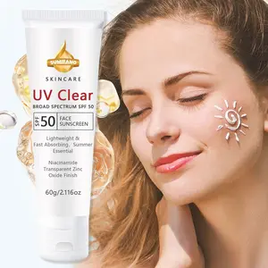 60g Niacinamide Transparent Zinc Oxide Facial Sunscreen, Rich in Moroccan Argan Oil, Hydrating, Brightening, Anti-Dark Spot