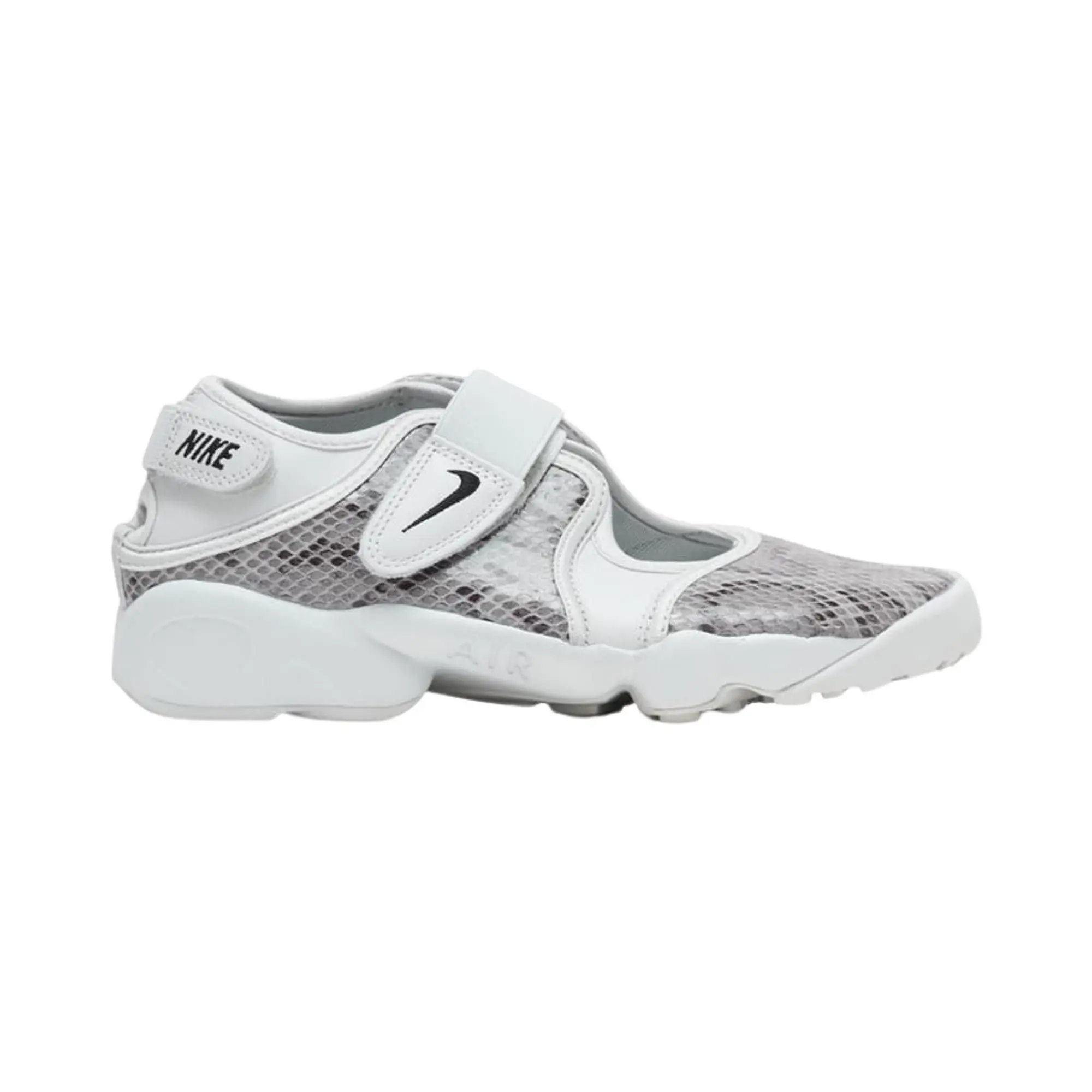 Nike Women's Air Rift 'Photon Dust' Female Lifestyle Casual Wear Shoes, Adjustable Lace, Checkered Pattern, Photon Dust/Black, Women's Sizes, IM5739-001