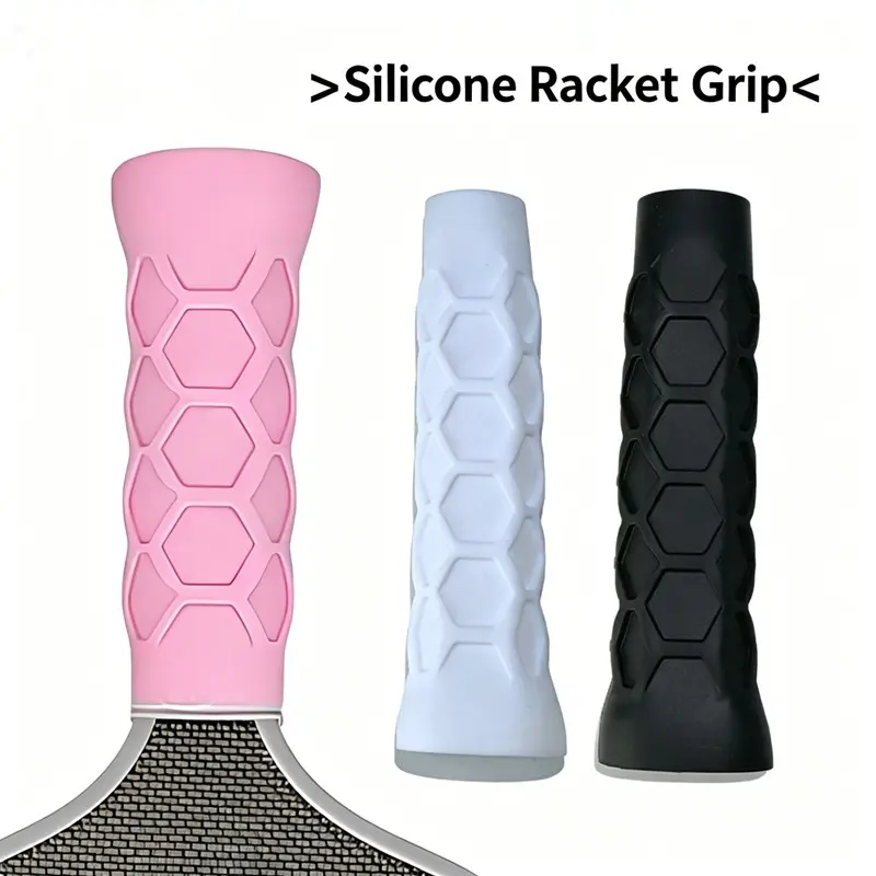 Pickleball Racket Handle Grip, Silicone Shock Absorber, Comfortable & Durable, Ideal for Pickleball Players, Enhances Control & Reduce Fatigue, Sport