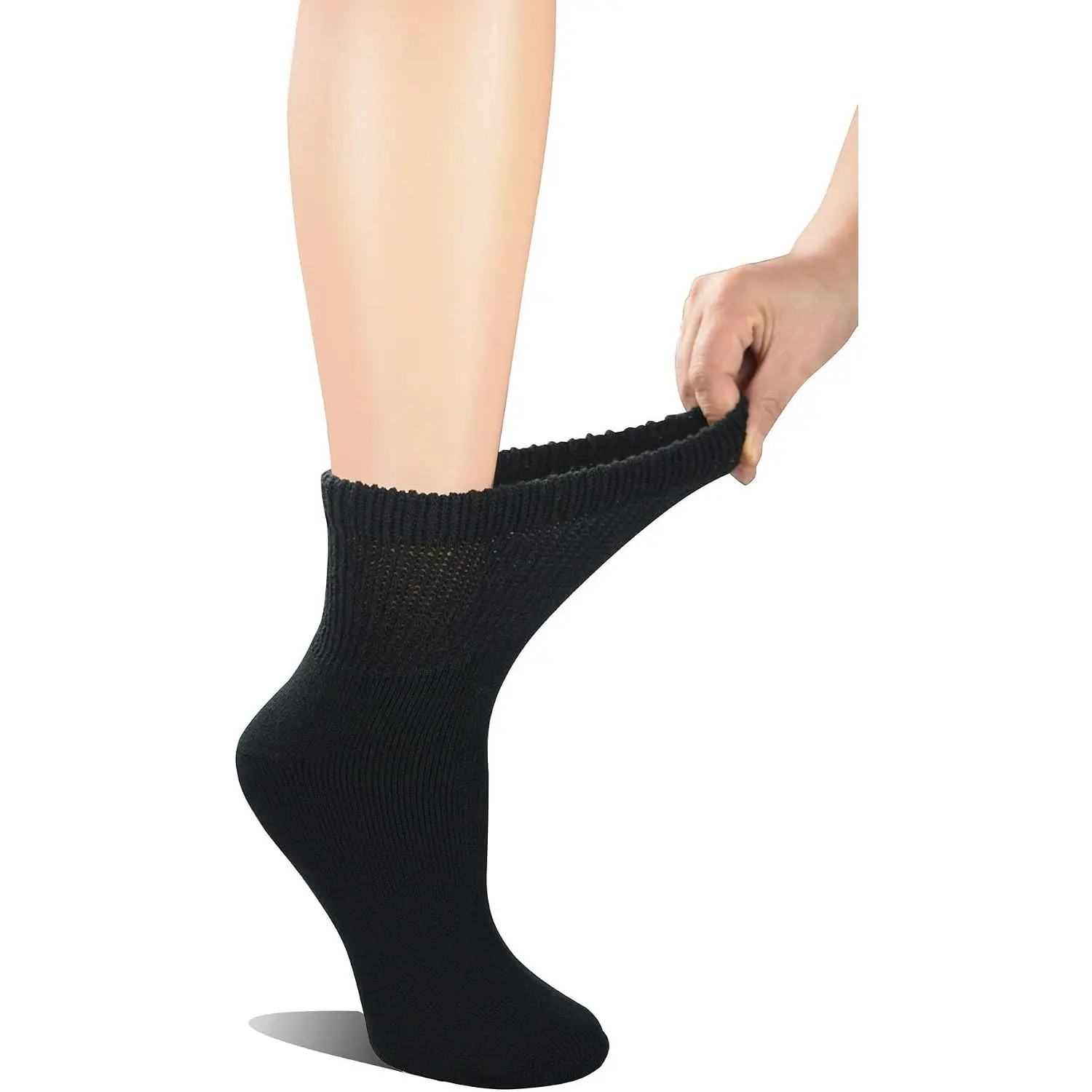 Women's 4 Pair Thick  Cushioned Quarter  Warm Socks, Size 9-11