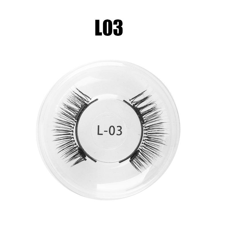 Magnetic False Eyelashes Set 1 Pair Natural Thick Quantum Magnetic Lashes No Glue Required Easy to Apply for Daily Makeup Party Look