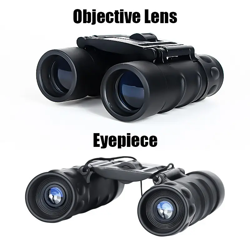 10×25 Compact Binoculars, Portable Outdoor Travel Binoculars for Hiking, Camping, Bird Watching and Sports Events