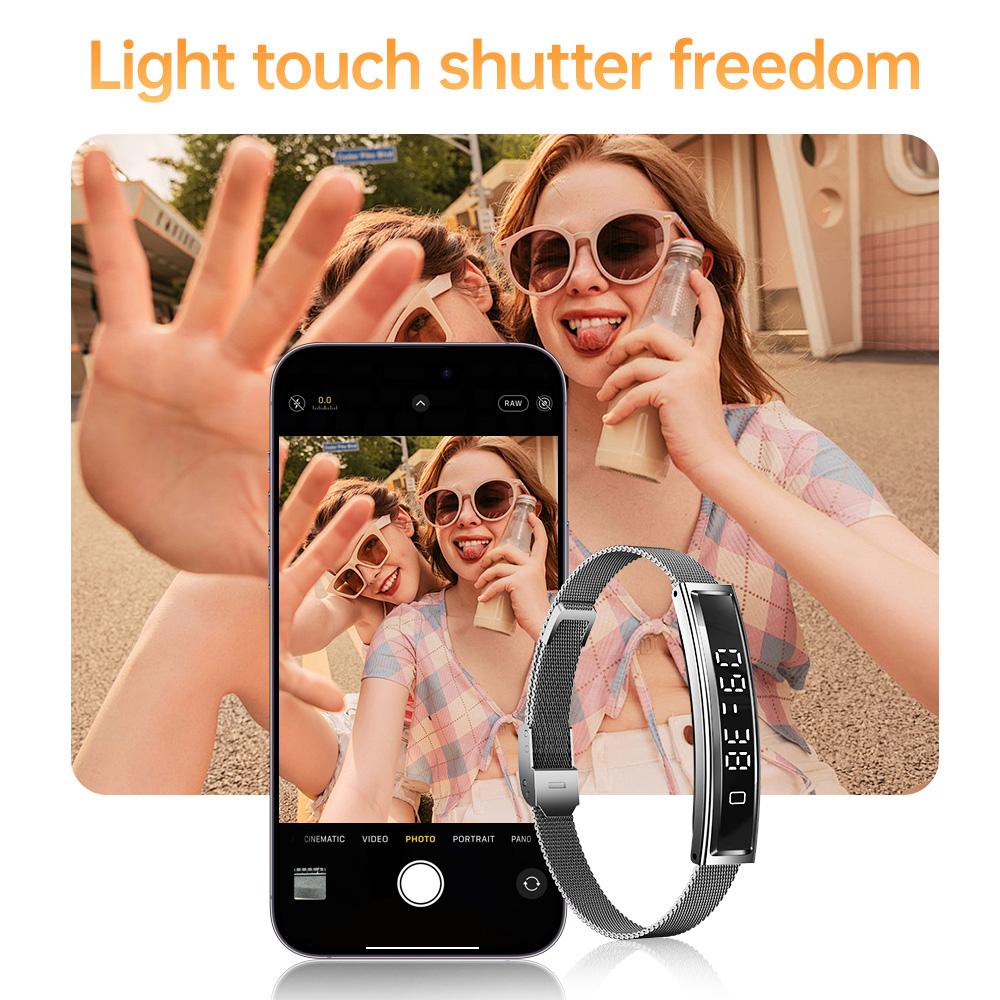Lifebee Fashion Smart Bracelet, Invisible Wear, Clear Display, Waterproof, Compatible with Android & Apple Systems, Sleep Tracking