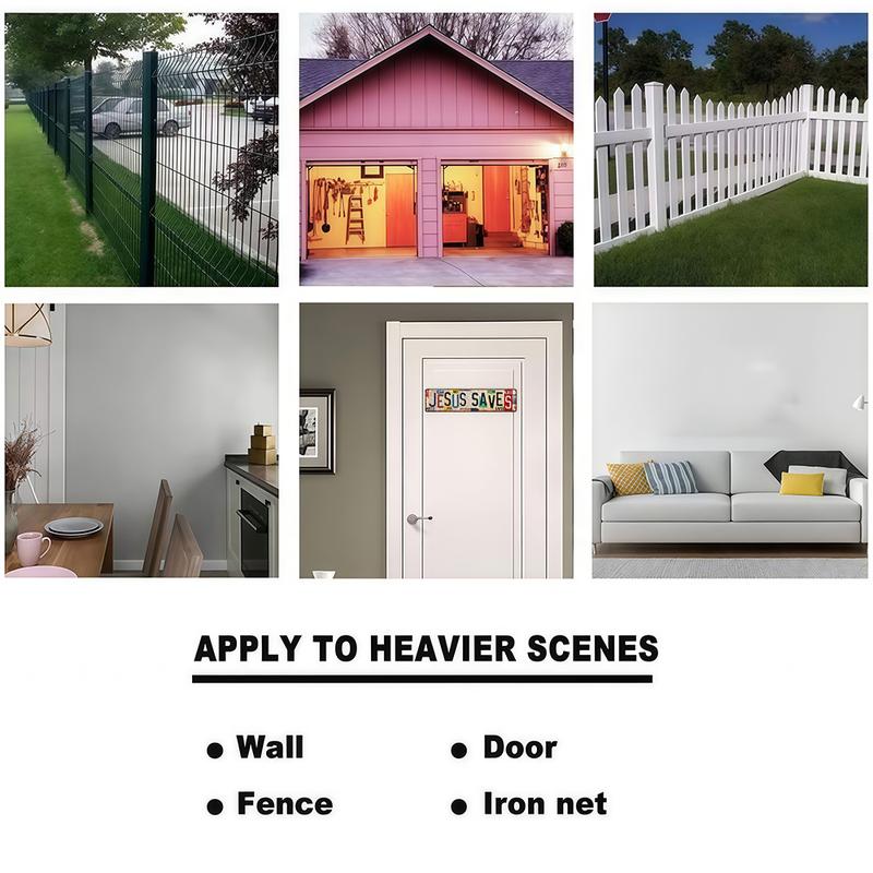 Vintage Jesus Saves Wall Decor Street Signs Metal Tin Signs for Home Living Room Man Cave Bedroom Bar Garage Cafe Pub Office Store Club Gift 4*16 INCH Rust-Resistant Aluminum Plaque