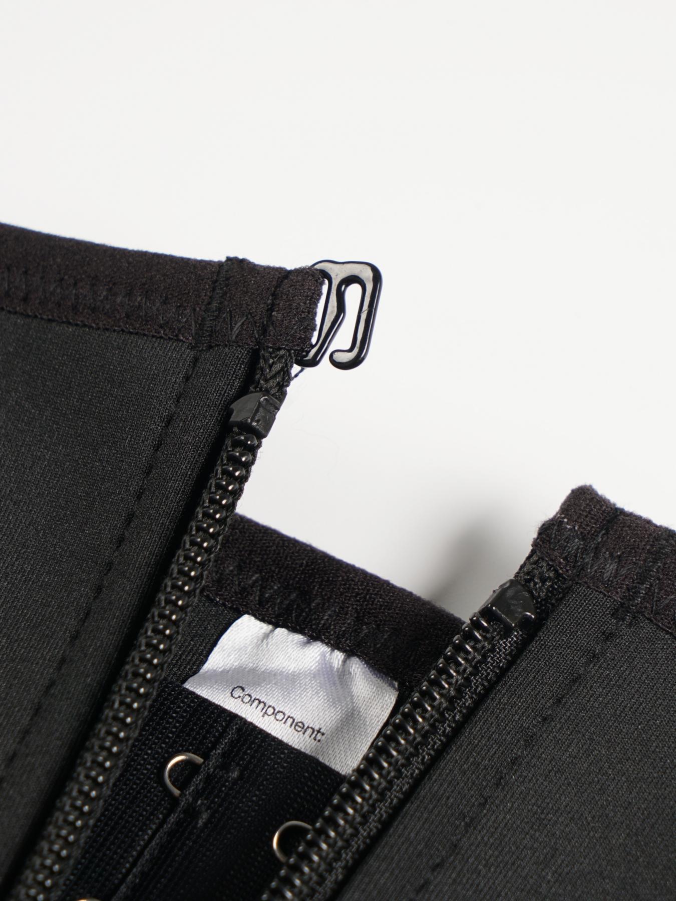 Men's Solid Zipper Waist Trainer, Waist Trimmer Cincher, Breathable Comfortable Tummy Control Shaper, Shapewear, Waist Cincher for Men, Shaper for Daily Wear