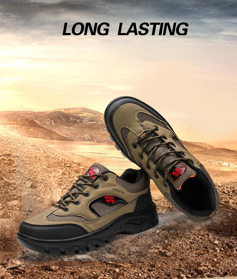 UYCEKK Men'S Hiking Shoes| Round Toe Lace-up Outdoor Sports Shoes, Casual Running Shoes, Trendy Comfortable, Spring Summer 2026 New Arrival, Perfect for Father'S Day & Back to School