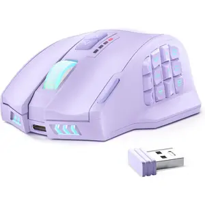 Venus Pro  MMO Gaming , 16,000 DPI Optical Sensor, Wired/  Modes, 16M Chroma RGB Lighting, 16 Programmable Buttons,  Design, Up to 70H,