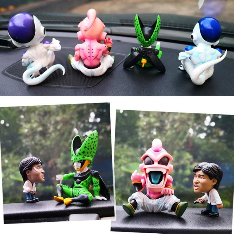 Anime Z Majin Buu Frieza Cell Figure Toys Funny DBZ Fat Buu PVC Figurine Collection Model Dolls Birthday Gifts Kids