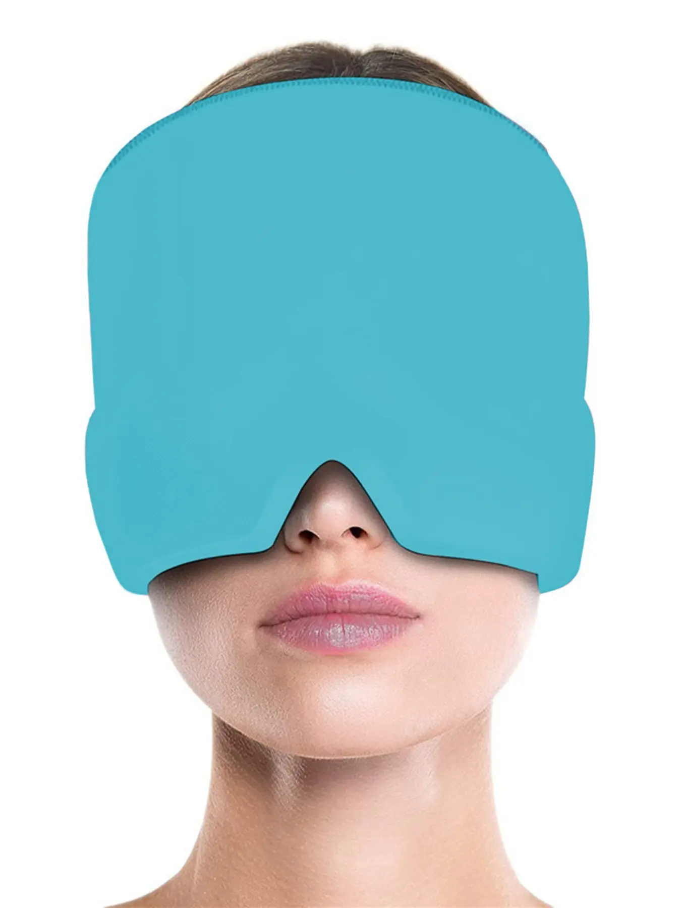 Gel Ice Headache Relief Cap, Cold Therapy Hat, Ice Wrap Band, Eye Mask, Pressure Pain Relief Ice Cap, Stress Reduction, Cooling Eye Mask