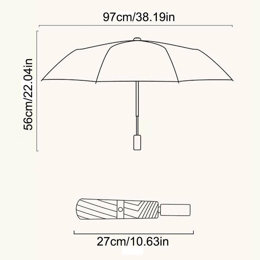 Cat Pattern Foldable Umbrella, 1 Count Portable Automatic Folding Umbrella, Sun & Rain Dual-use Umbrella for Outdoor Travel