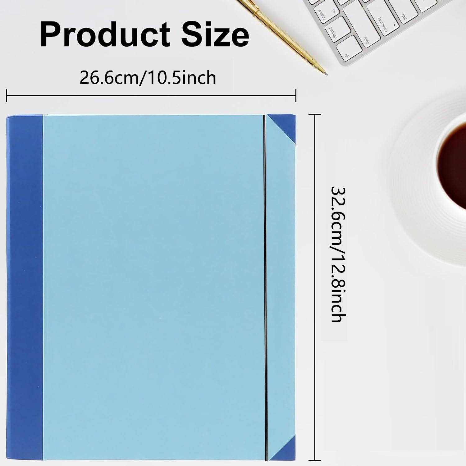 File Folder, 1 Count Envelope-closure Cover Design Portable Foldable File Folder, Pastel Color File Storage Folder, Office Stationery & Supplies