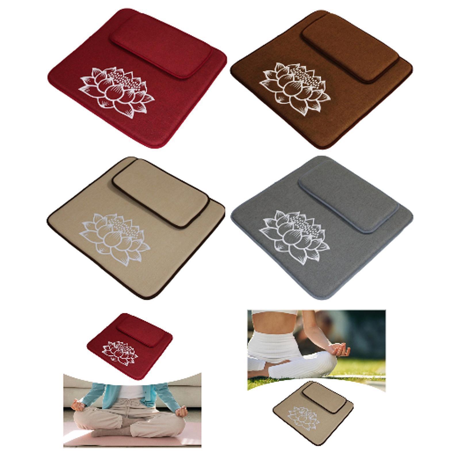 Yoga Seating Chair Cushion Square Meditation Cushion Seat Floor Pillow Set for Bedroom Board Game Drinking Living Room Adults