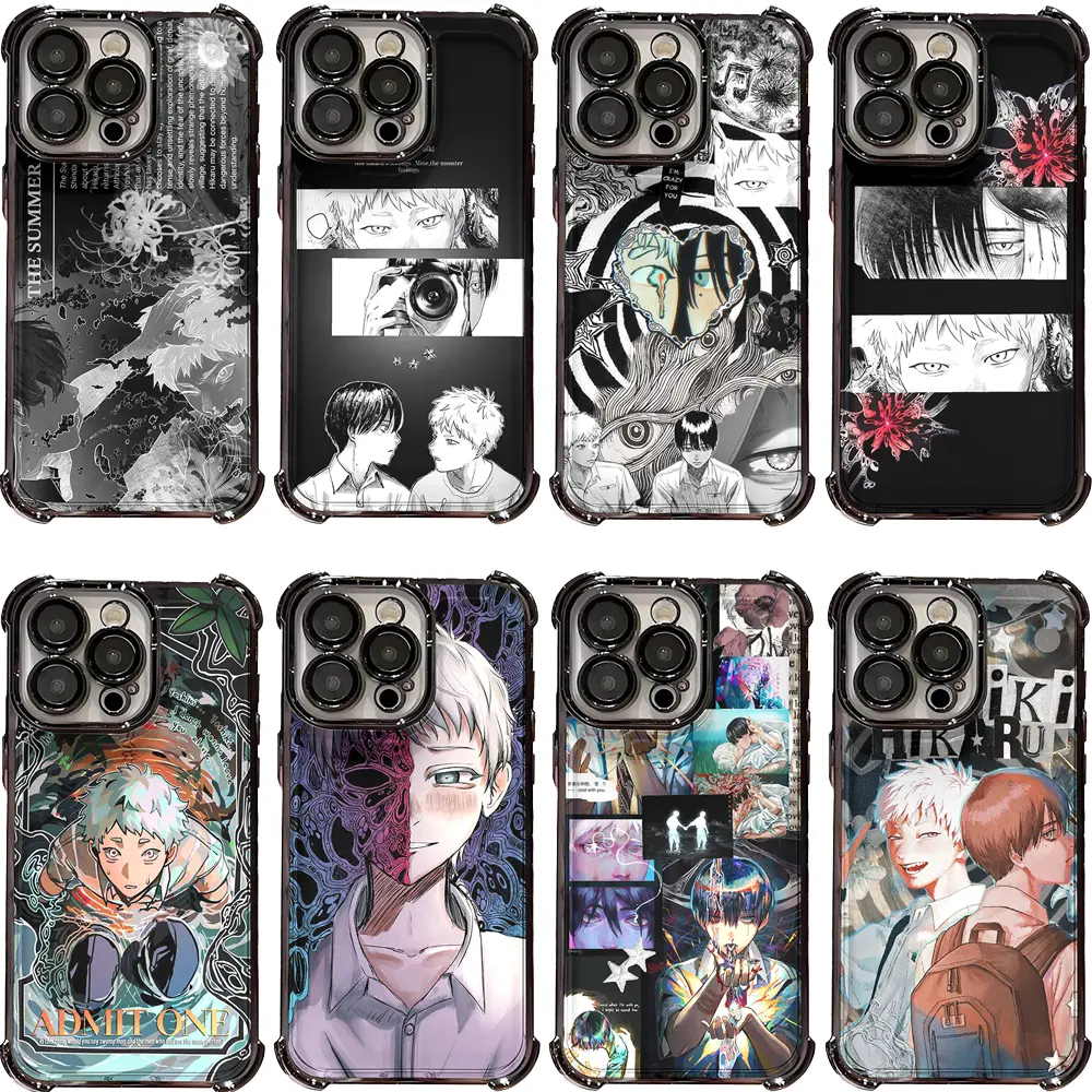 The Summer Hikaru Died Hikaru Yoshiki Eco-Friendly Clear Soft TPU Phone Case - Viral BL Horror Dark Manga Anime Fan Merch, Multi-Model for iPhone 17,16 Pro Max,15,14 Plus,13,12,11, 4-Corner Shockproof Trendy Accessory for Otaku Fans