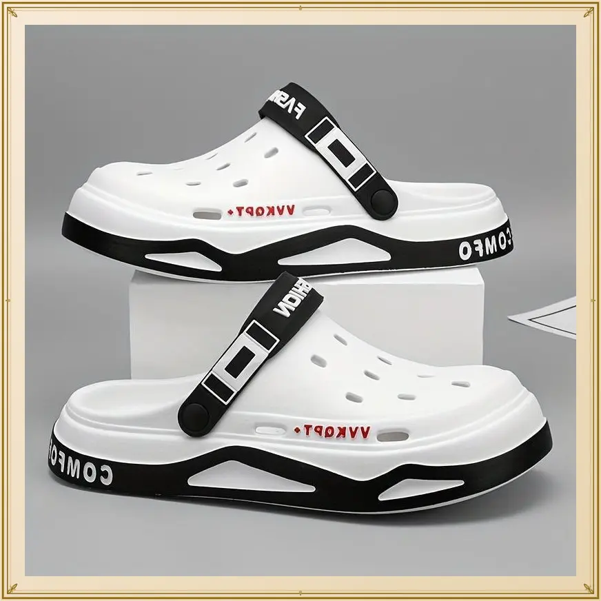 [Fashion Clogs] Soft Breathable Unisex Clogs |   Fashionable Spring And Summer Casual Footwear for Outdoor Activities, Featuring "FASHION" Graphics, EVA Material, Suitable for Everyday Wear