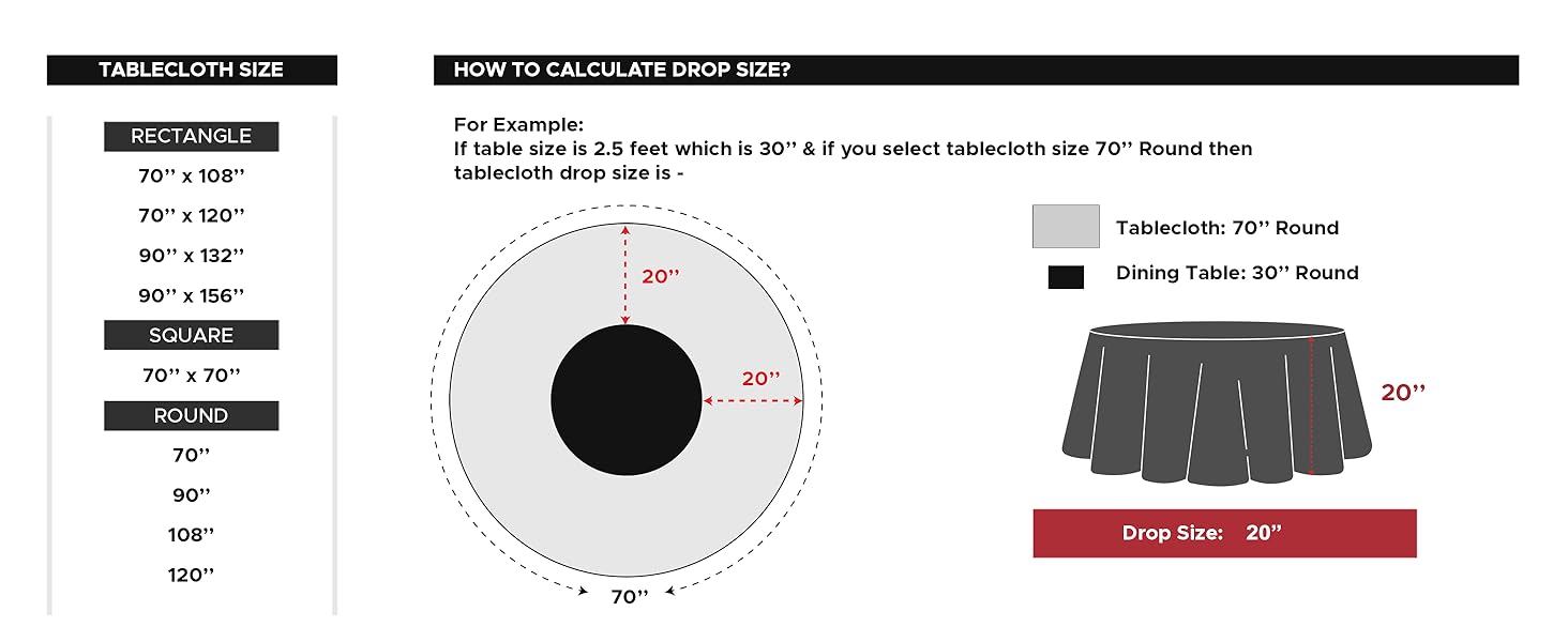 White Tablecloths For Rectangle Tables, 6 Pack-70 x 120 Inches-Reusable and Washable Table Clothes For 6-8 Ft Tables, Polyester Fabric Table Covers For Wedding, Party, Banquet