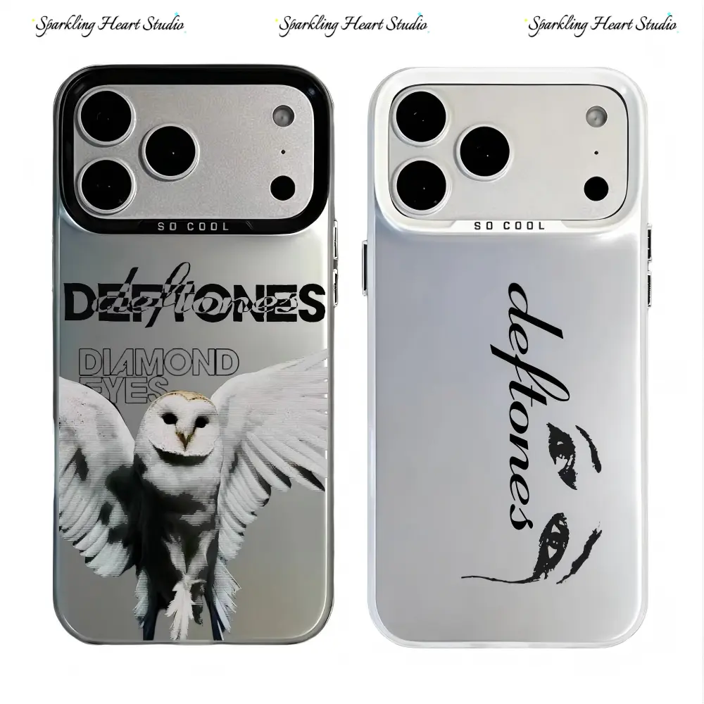Fashion Hot Deftones Phone Cases For iPhone 17 16 15 14 13 12 Promax Pro Plus Air Aesthetic Anti-Drop Multicolor Candy Imd Matte Casing Cover Shells Daily Accessory Gift