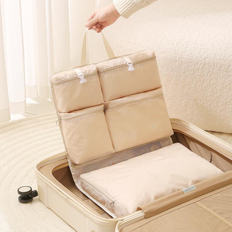 Travel Hanging Organizer Lightweight Luggage Packing Cubes Storage Bags for Traveling Portable Packing Organizer for Luggage Suitcase Plane Travel Essentials