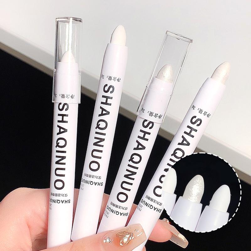 Long Lasting Shimmering Highlighter Pen, Glitter Eye Brightener Stick, Natural Eye Shadow Highlighting Pen, Eyeliner for Makeup, High-gloss Eyeshadow Pen, Glow Seeker Highlighter Pen