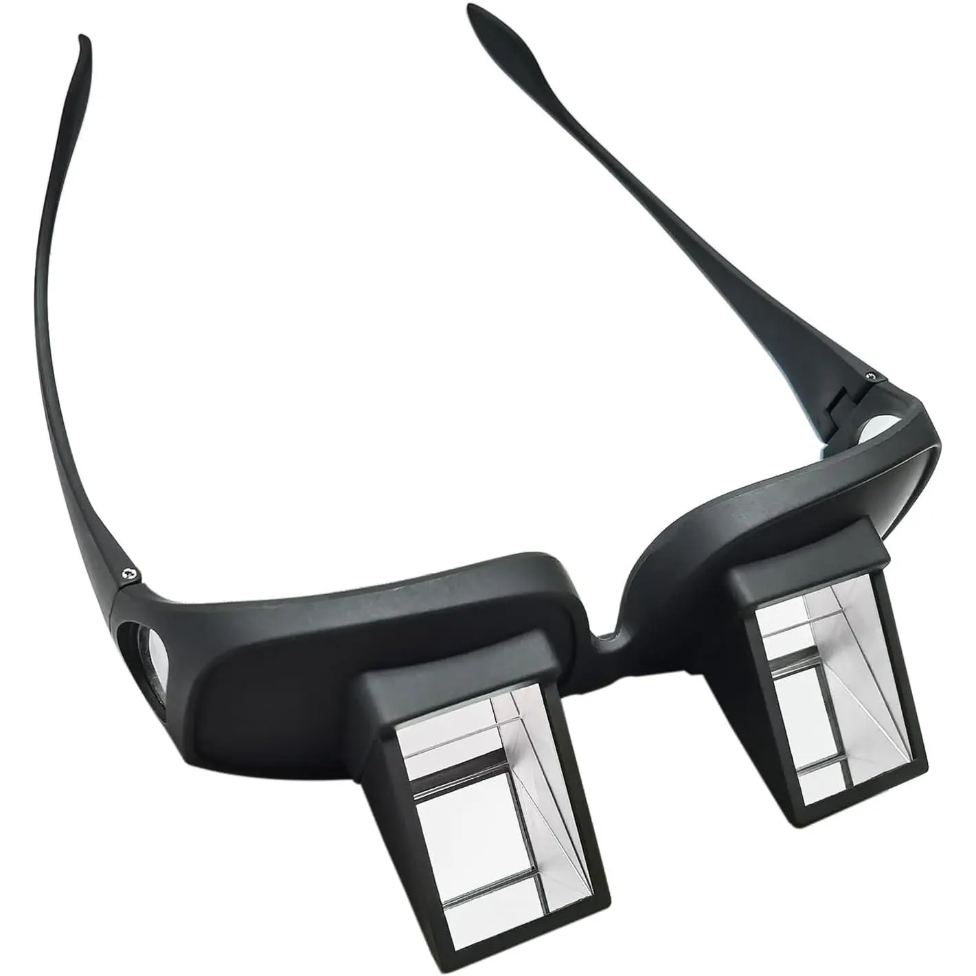 Prism Glasses Horizontal Reading Glasses Spectacles Lazy Bed Prism Reading Glasses Lazy Readers Glasses Weird Gifts for Lying Down Reading and Watching TV