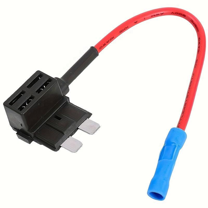 5pcs Car Fuse Box Circuit Adapter, ATM Blade Fuse for Car, Van, Motorcycle, RV, Boat, Tractor ≤36V, Plastic Material