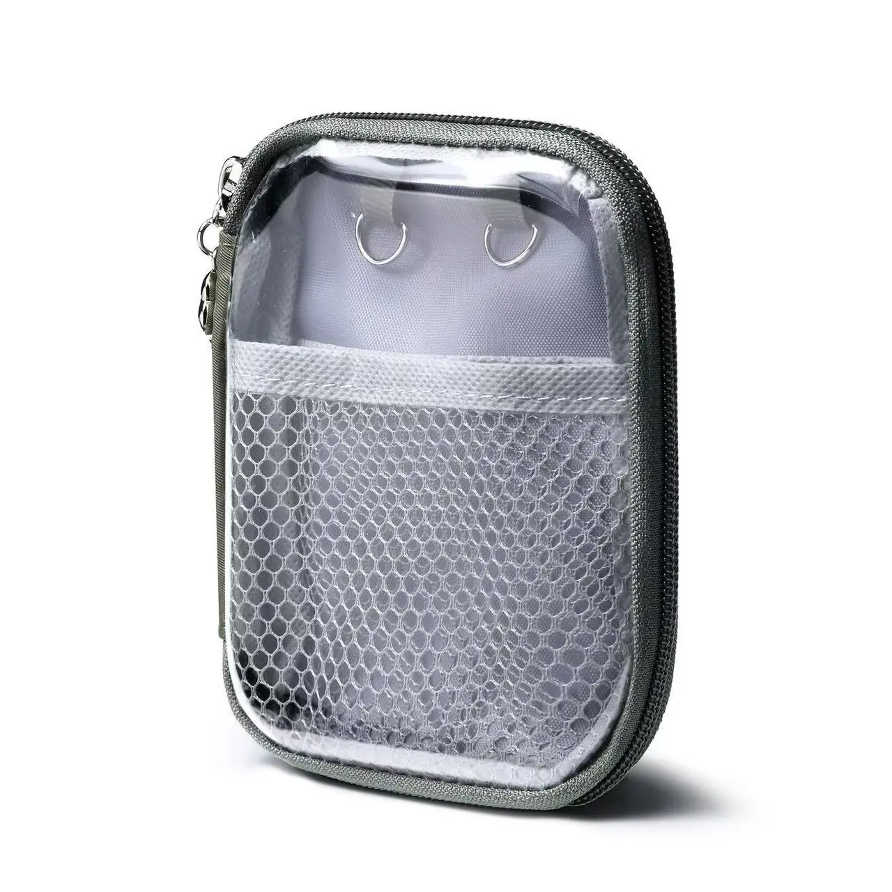 Portable Mini Makeup Bag, PVC Cosmetic Organizer, Travel Essential, Perfect Gift for Halloween, Christmas, Birthday