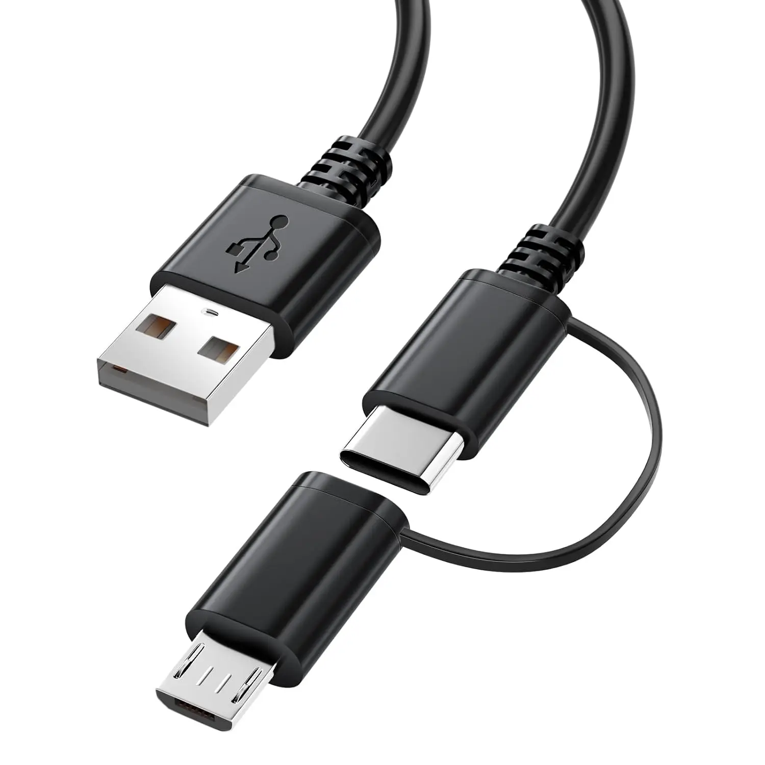 Charger for  Fire Tablet, USB  USB C  Cord for Kindle Paperwhite, Generation Fire  10 8 7 Plus,Max 11, Pro,Edition Voyage  E-Readers,Type C (1, Black, 6ft)