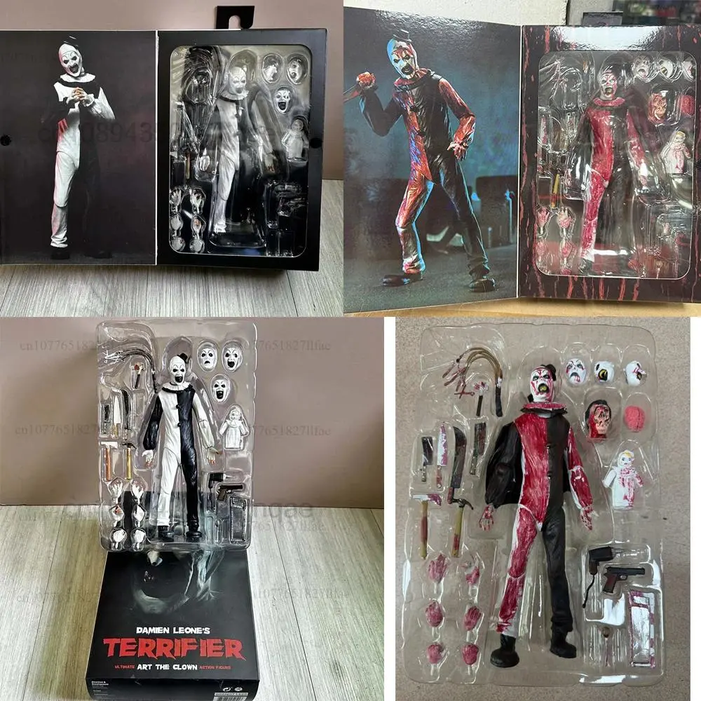 2026 New hot item Figure Art The Clown Figure BLOOD SOAKED Damien Leone's Terrifier Figurine Action Figure Model Toys Joint Movable Doll Gift