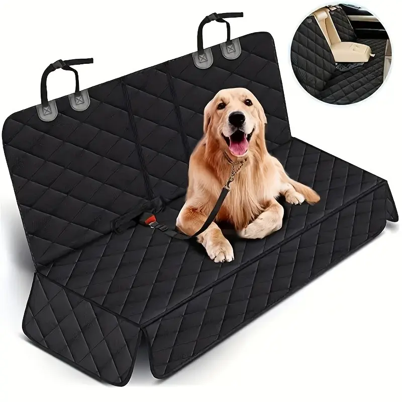Advanced Dog Car Seat Cover, Nonslip Backseat Protector, Scratch-Resistant Non-Slip Bench Seat Cover, Fits Most Cars, Trucks, Suvs