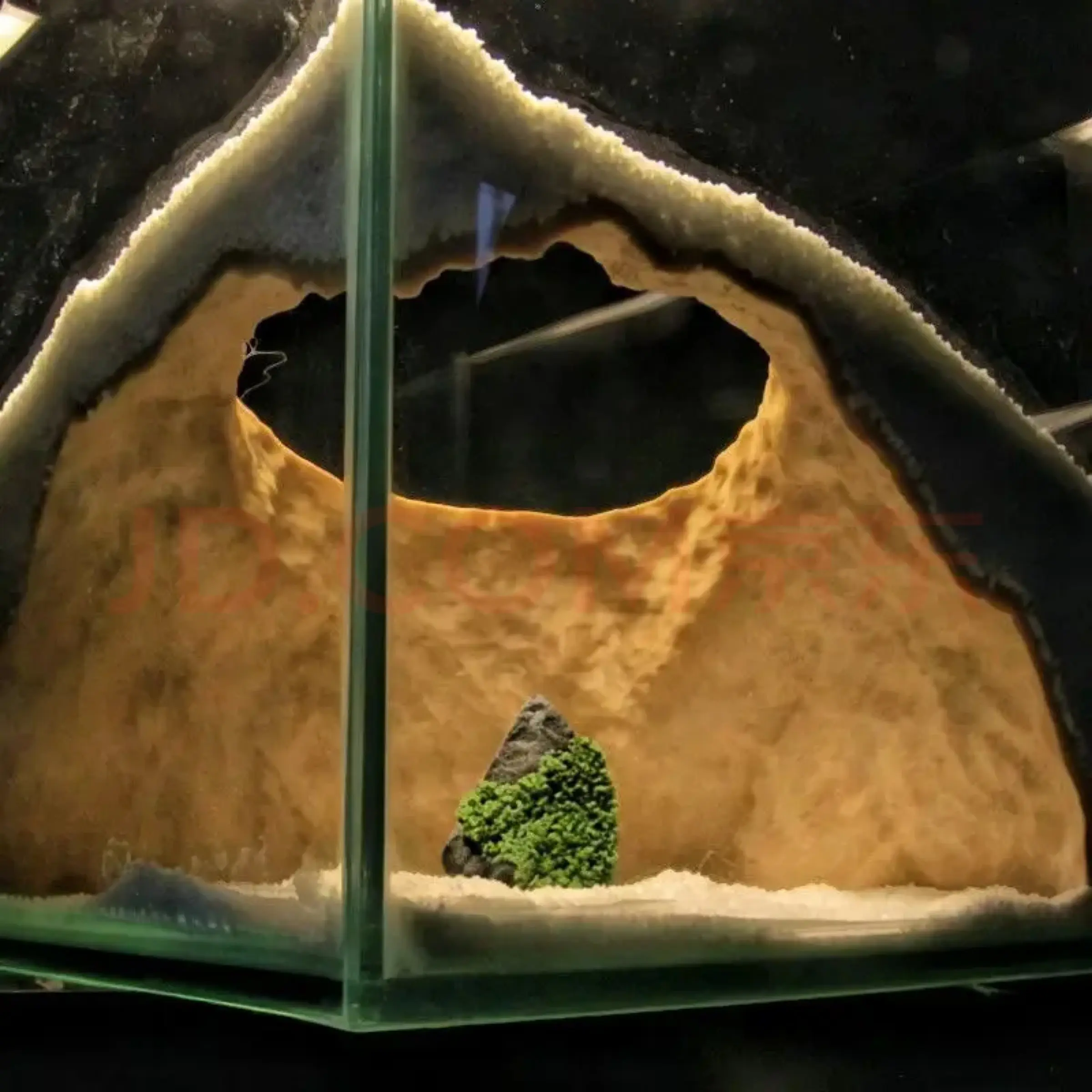 Fish and Shrimp Hideout, Realistic Rock Habitat Cave, Aquarium Decor, Reptile Escape House, 3D Printed, Non-Polluting Water Quality, Lifelike Environment, Decorations