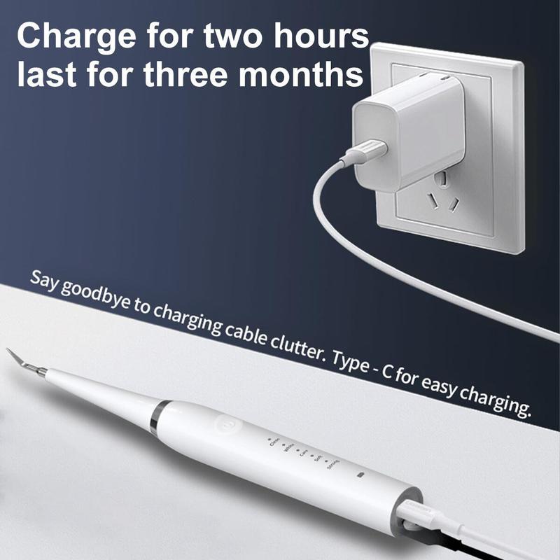 2in1 Multifunctional Plaque/Tartar Remover Electric Toothbrush, Cleaning Kits for Teeth, Calculus Remover Tartar Cleaning With Replaceable Toothbrush Heads, Waterproof Teeth Brush Kit At Home And Travel