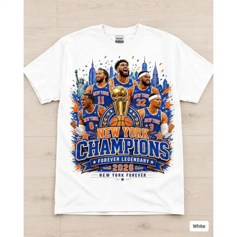New York 2026 City Shirt, Blue Orange Glory Shirt, NYC Basketball Fan Gift Womenswear Tops