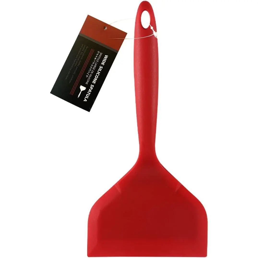 Wide  Egg Spatula for  Tamagoyaki pan, Omelet Flipper | nonstick griddle tools, flip scraper for pancakes,heat-resistant,wide turner for fish,burgers,steak,omelettte pan spatula