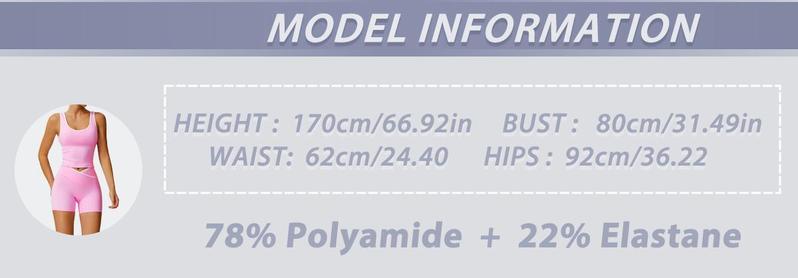 2 piece set women's patchwork high elasticity soft U-neck wide shoulder strap vest cross waist shorts yoga suit set for all seasons running, cycling, hiking, walking fashion set gym sports training Workout Running Clothes versatile vest shorts