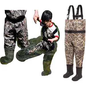 Kids to Youth Waterproof Chest Waders for Boys and Girls