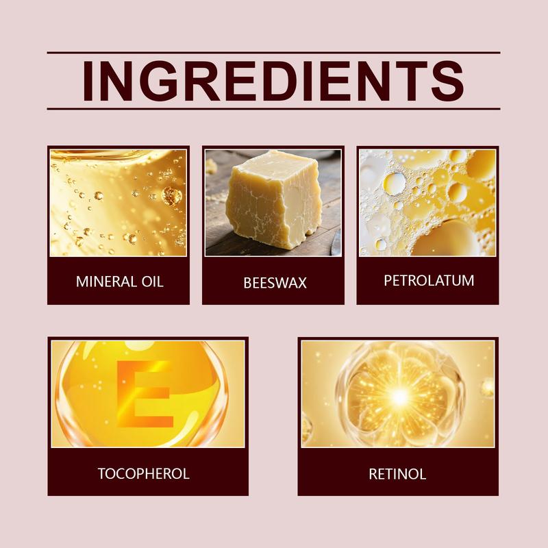 Retinol Moisturizing Stick, Natural Vitamin Ingredients, Nourishing Skin Care, Fine Hydration, Portable Daily Use, Cream Application