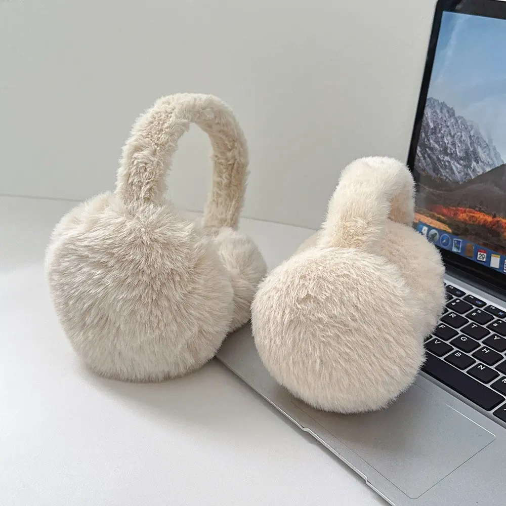 Faux Rabbit Fur Cross Knotted Earmuff Headband Warm Plush Hair Hoop Women Autumn Winter Cold Weather Ear Warmer Faux Rabbit Fur Cross Knotted Earmuff Headband Warm Plush Hair Hoop Women Autumn Winter Cold Weather Ear Warmer